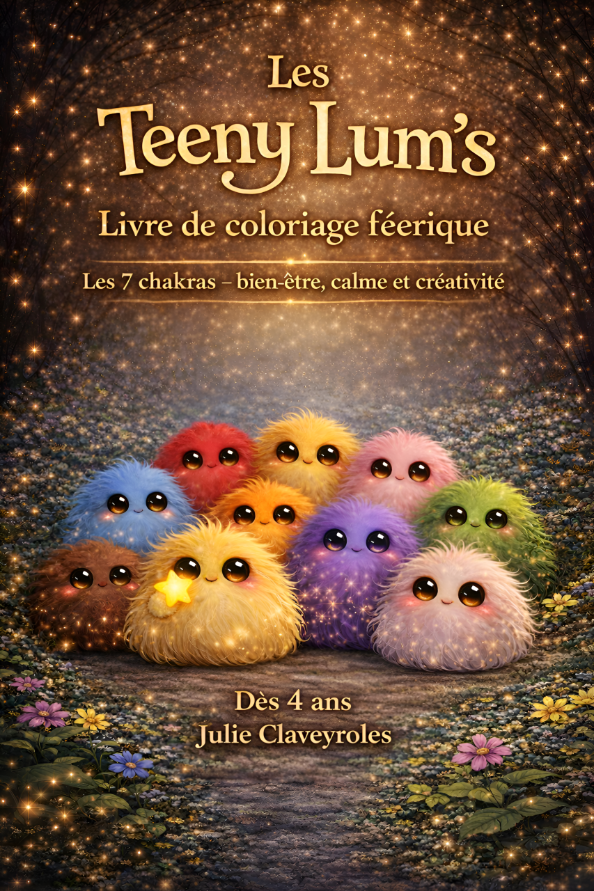 Les Teeny Lum’s – Livre de coloriage des 7 chakras – Image 2