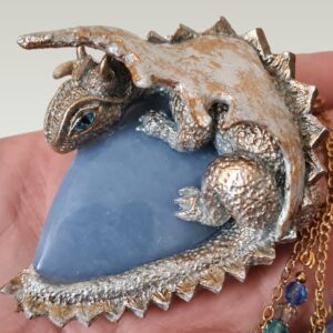 Pendentif Dragon & Angélite