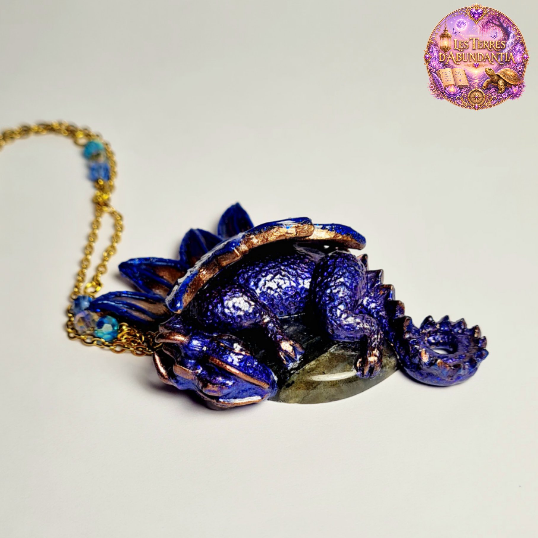 Pendentif dragon – Labradorite – Image 8