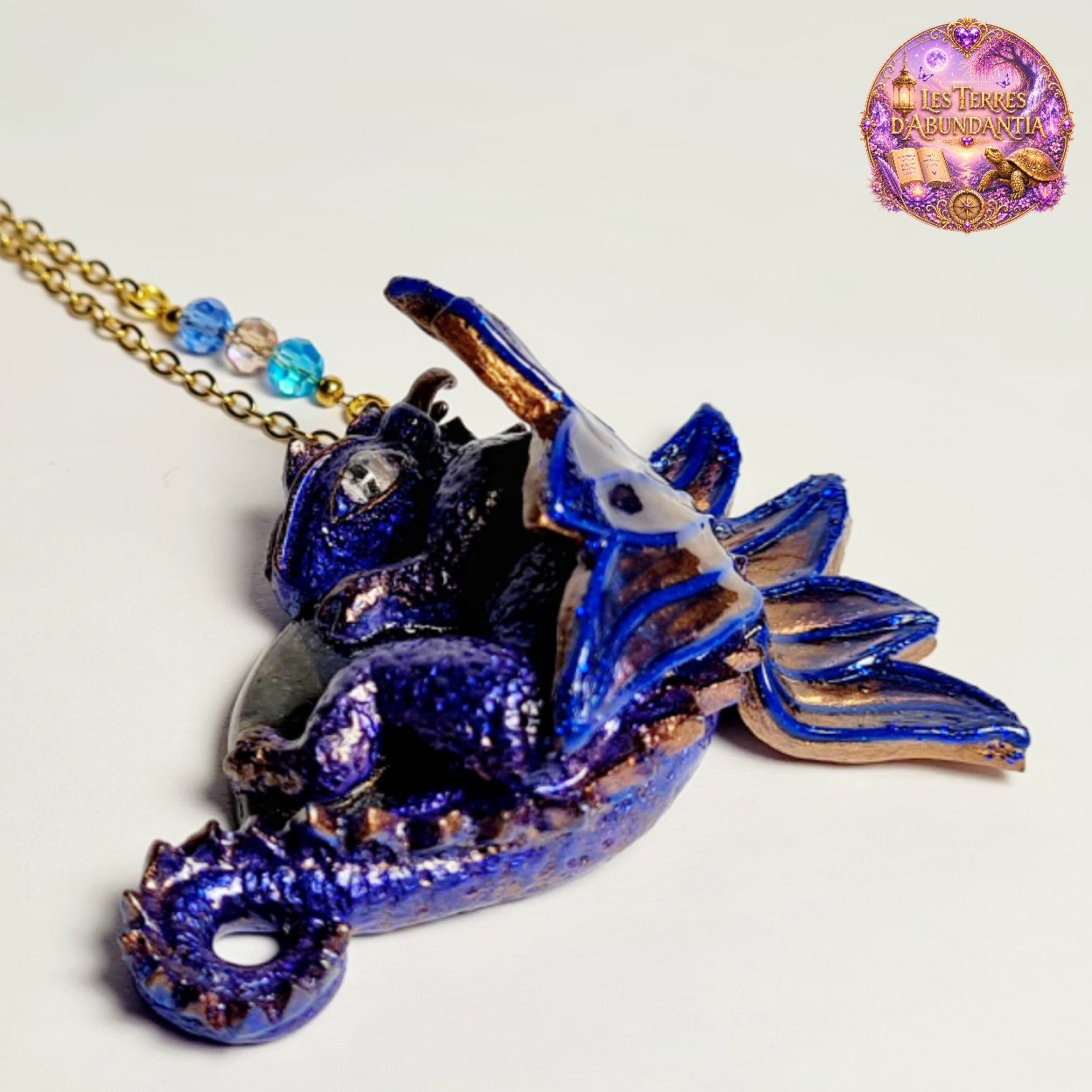 Pendentif dragon – Labradorite – Image 5