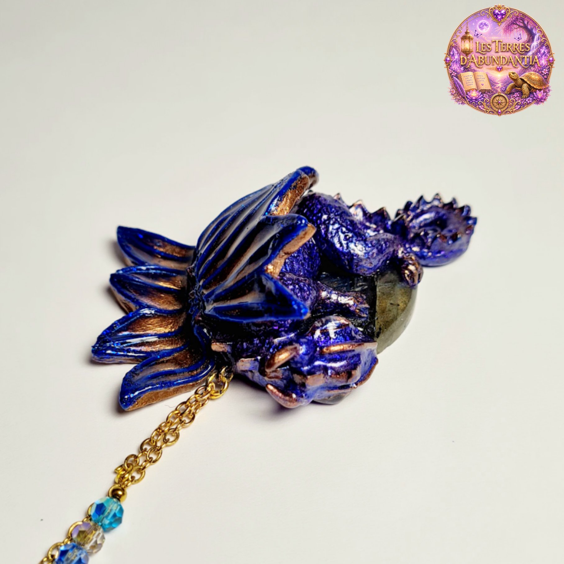 Pendentif dragon – Labradorite – Image 6