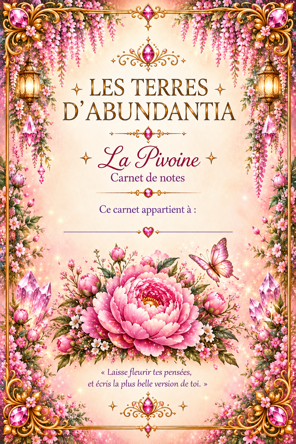 La Pivoine – Carnet de notes – Image 2